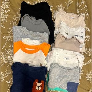 Bundle of 11 onesies all in 6-12mo range